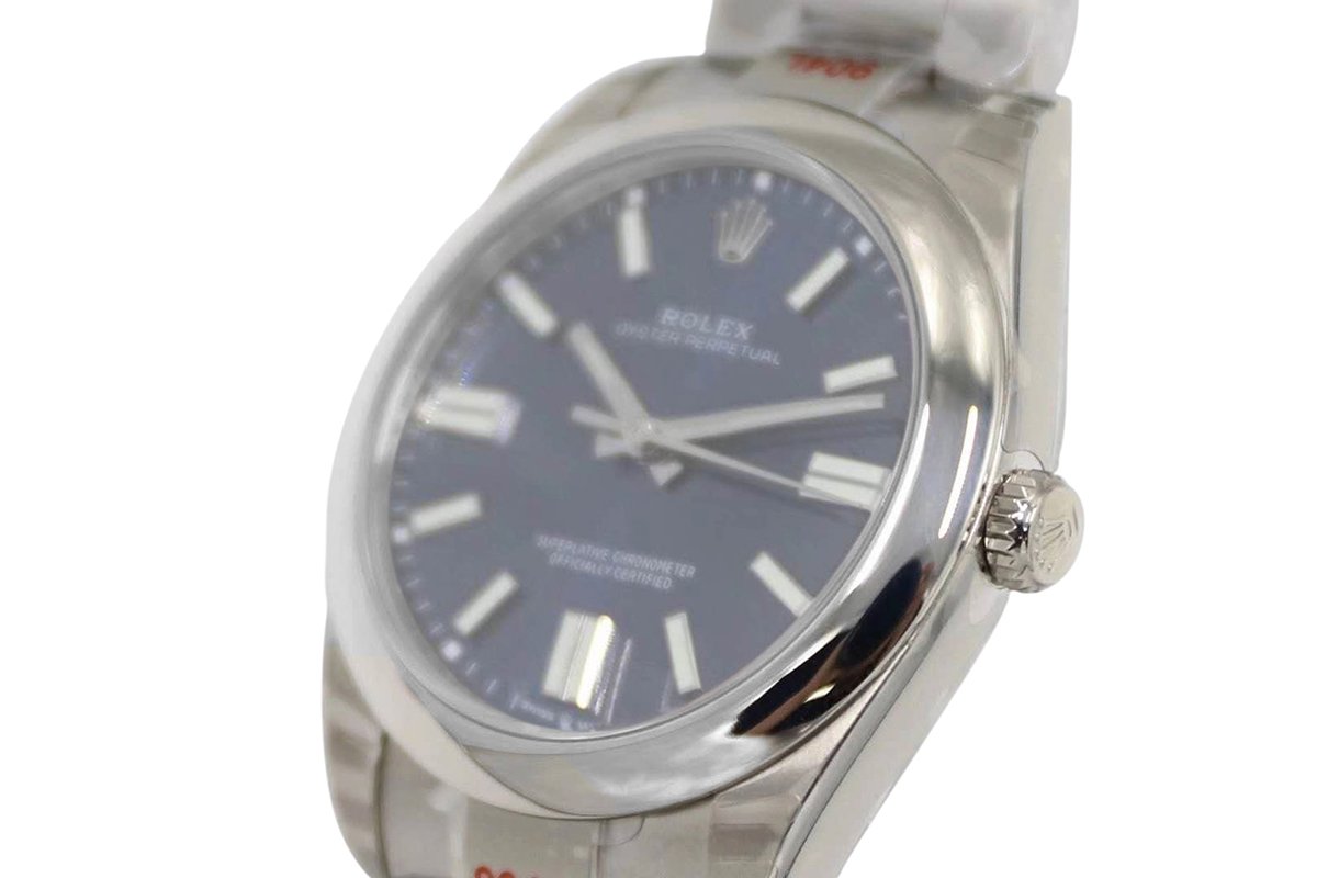 Oyster Perpetual 41mm Bright Blue Dial 114300