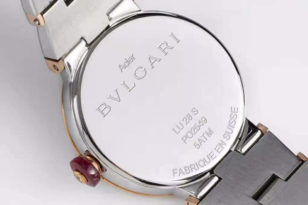 Lvcea Silver Dial in Rose Gold/Steel with D1am0nd Bezel
